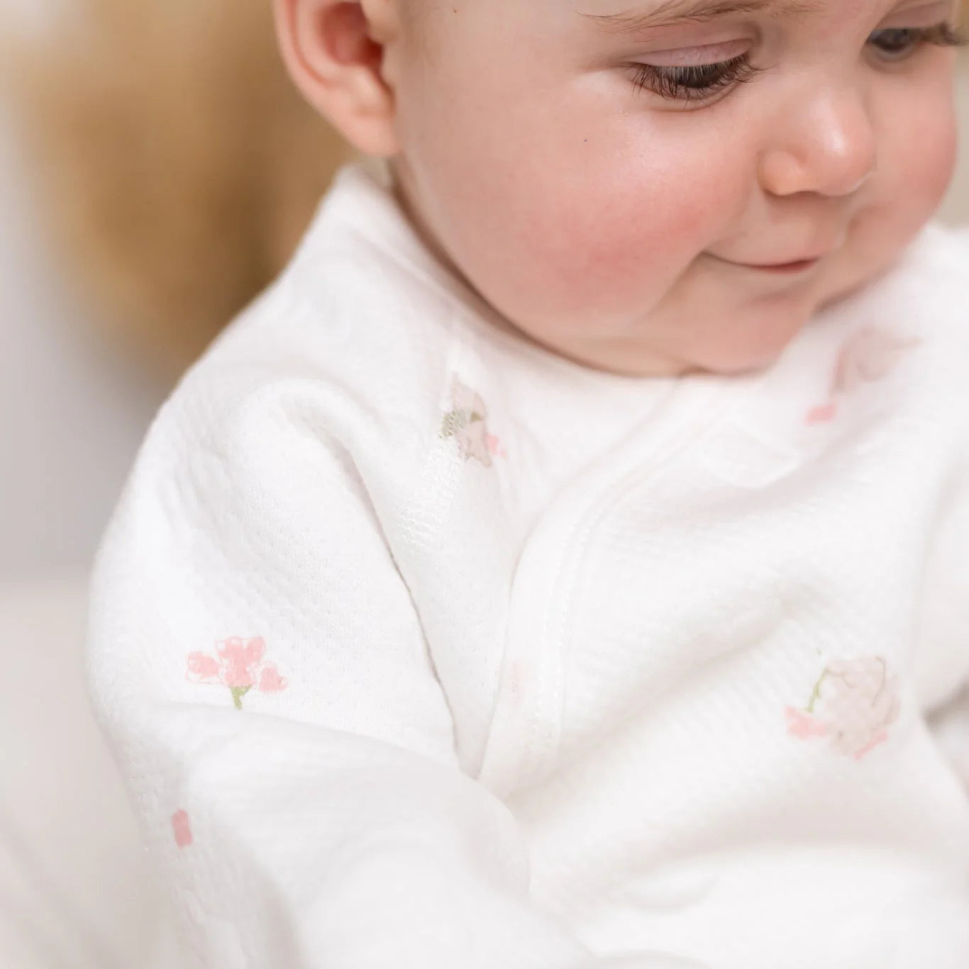 The Snuggle Bun Boucle Wrap Baby Grow Romper