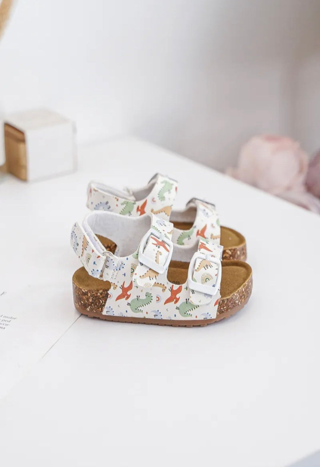 Dinosaur Buckle Sandals