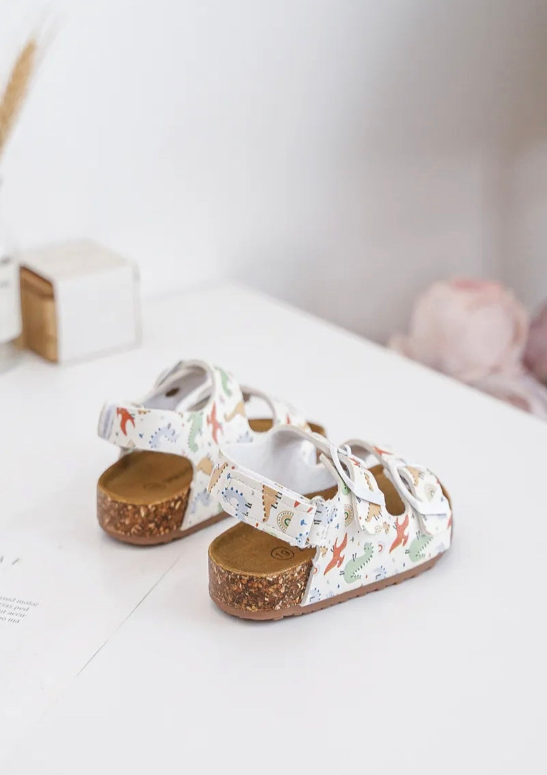 Dinosaur Buckle Sandals