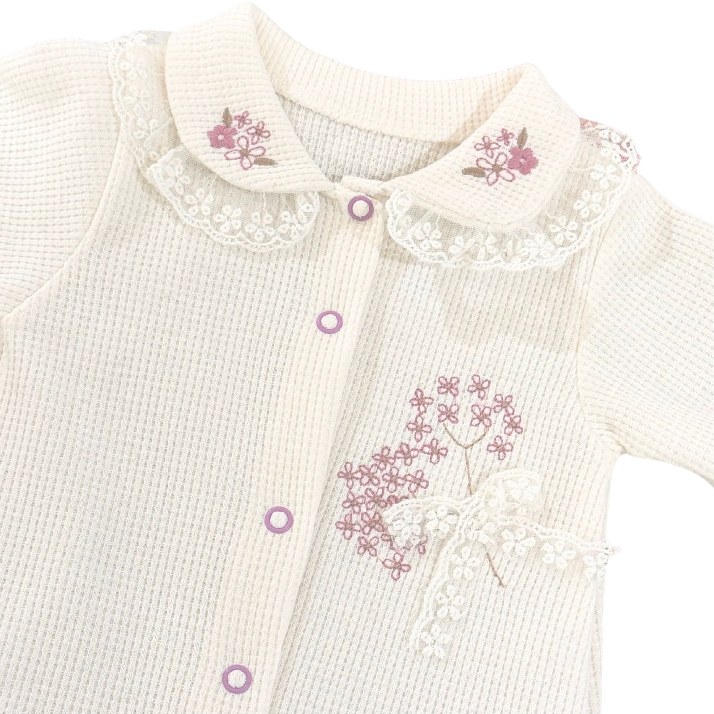 Sweet Clementine Vintage Sleepsuit