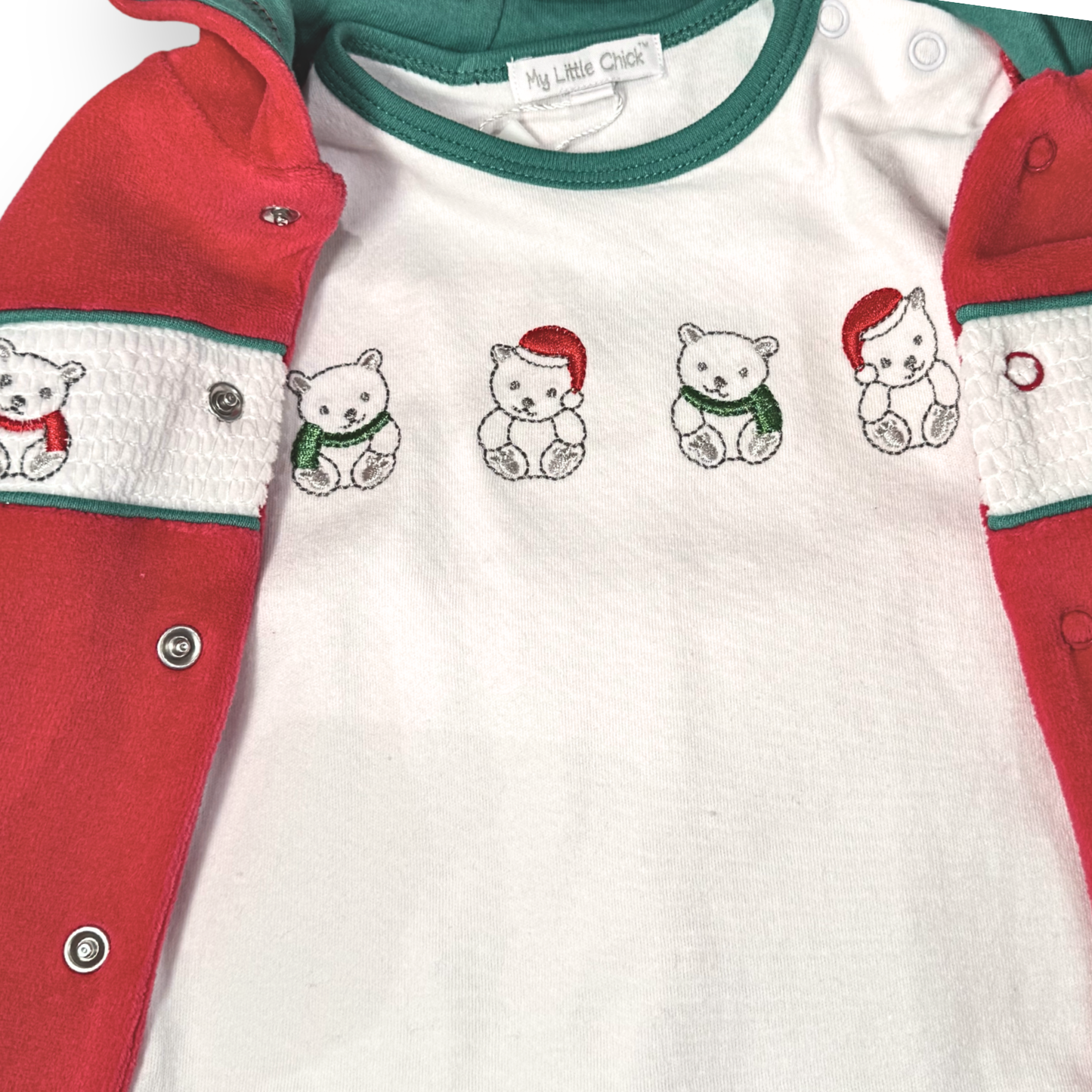 North Pole Red Velour Outfit