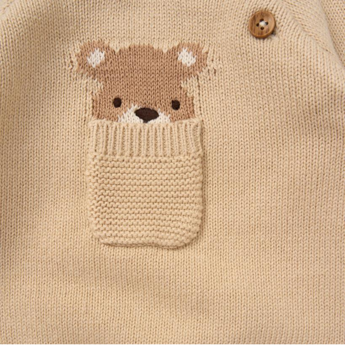 Pocket Bear Knit Set