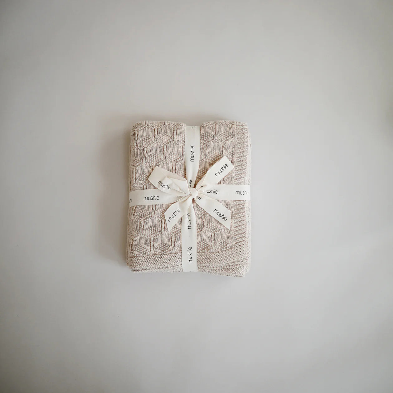 Knitted HoneyComb Texture Baby Blanket