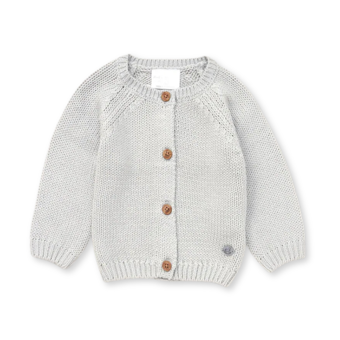 The Grey Knit Cardigan