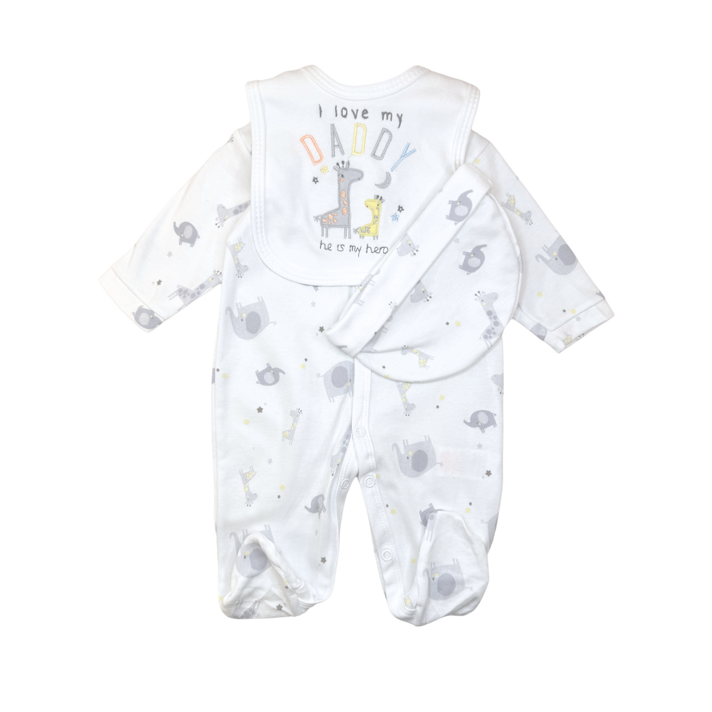 I Love My Daddy Neutral 3 PC Set