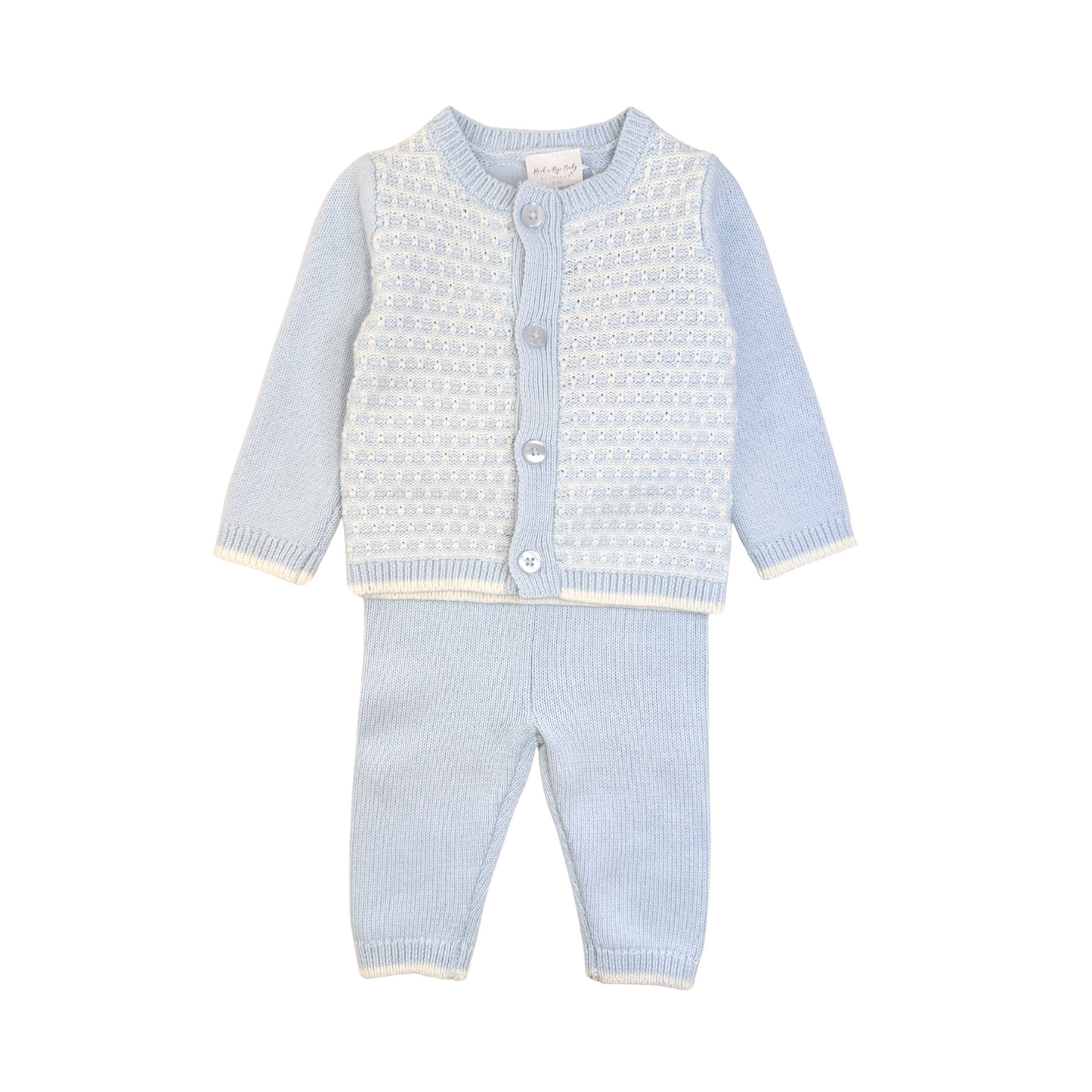 Knitted Cardigan & Trousers Outfit