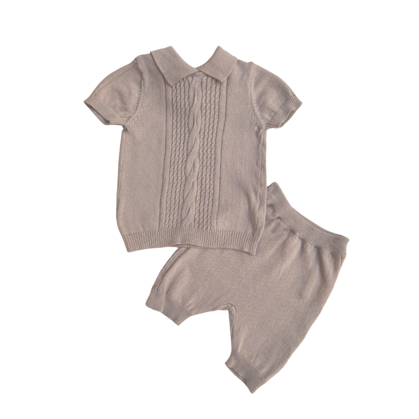 Brown Knit Summer Set