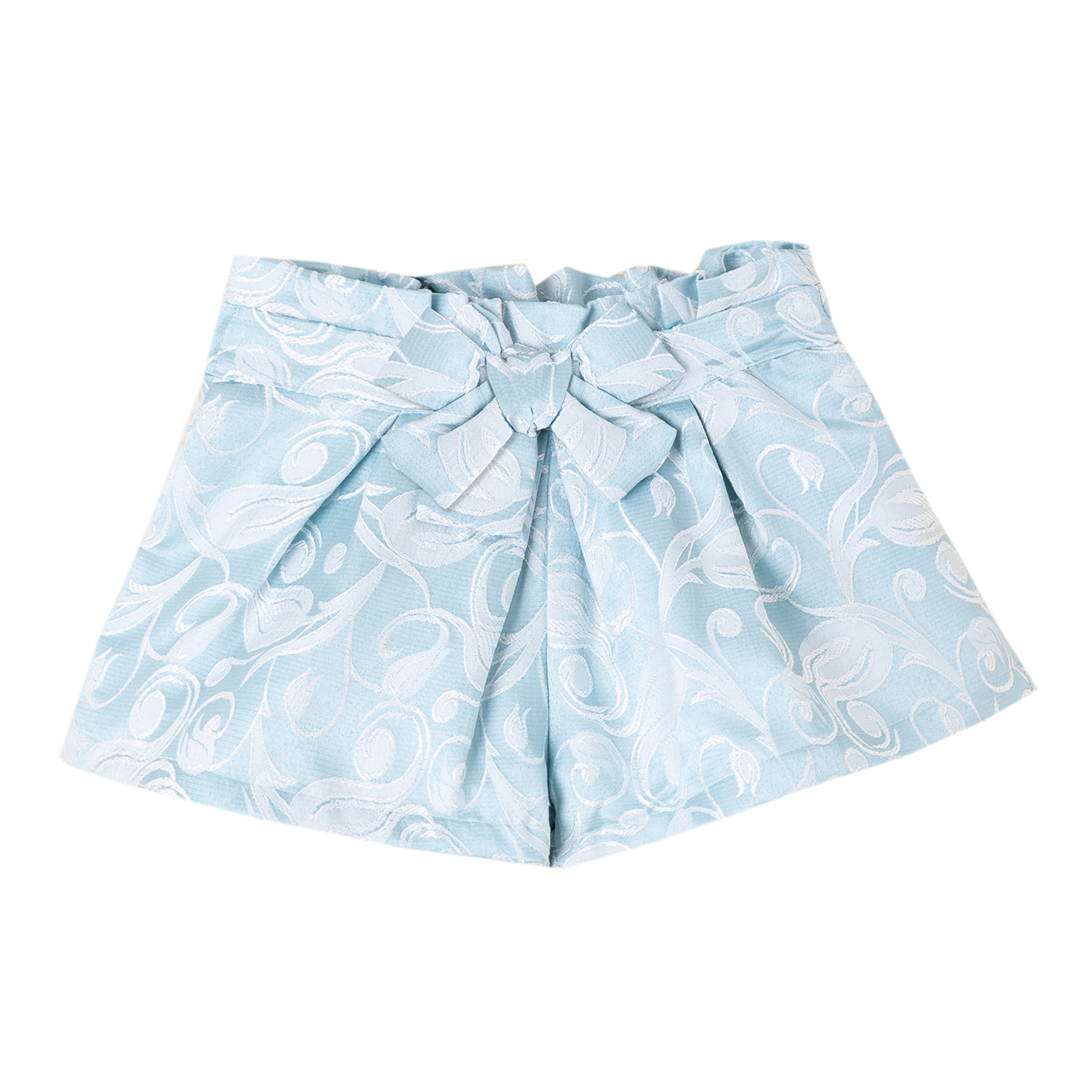 Ruffle Blouse & Shorts Set