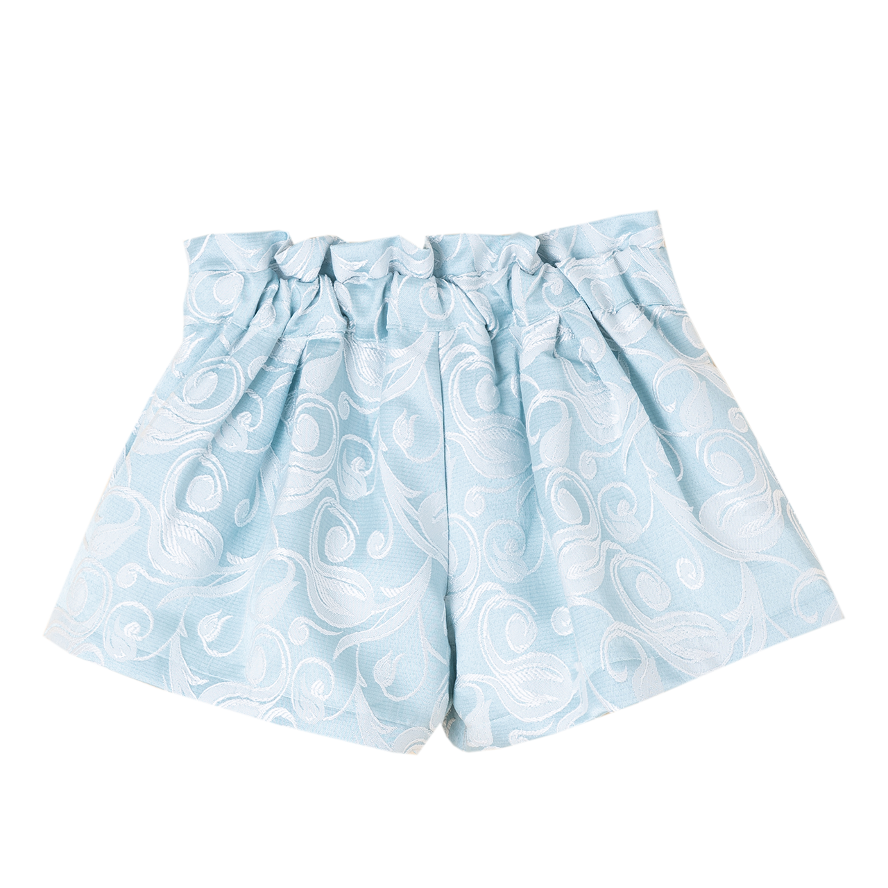 Ruffle Blouse & Shorts Set