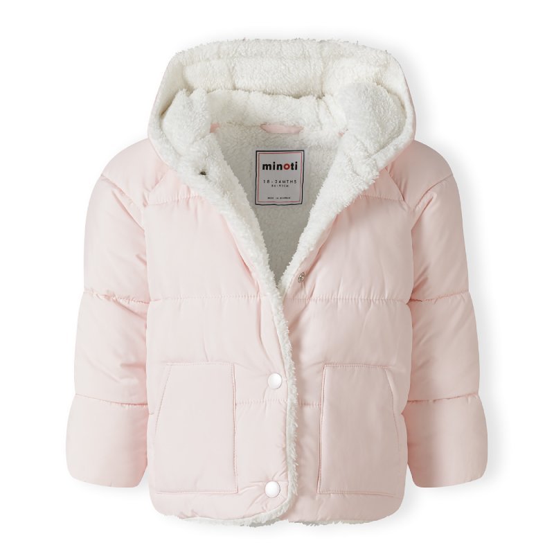 Pink Puffer Coat