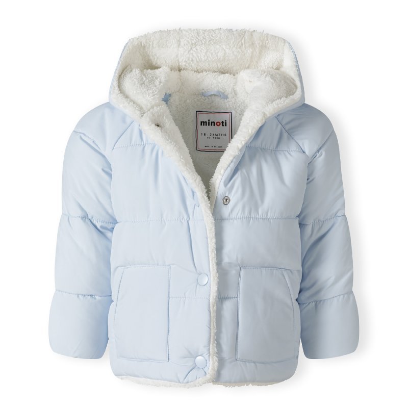 Blue Puffer Coat