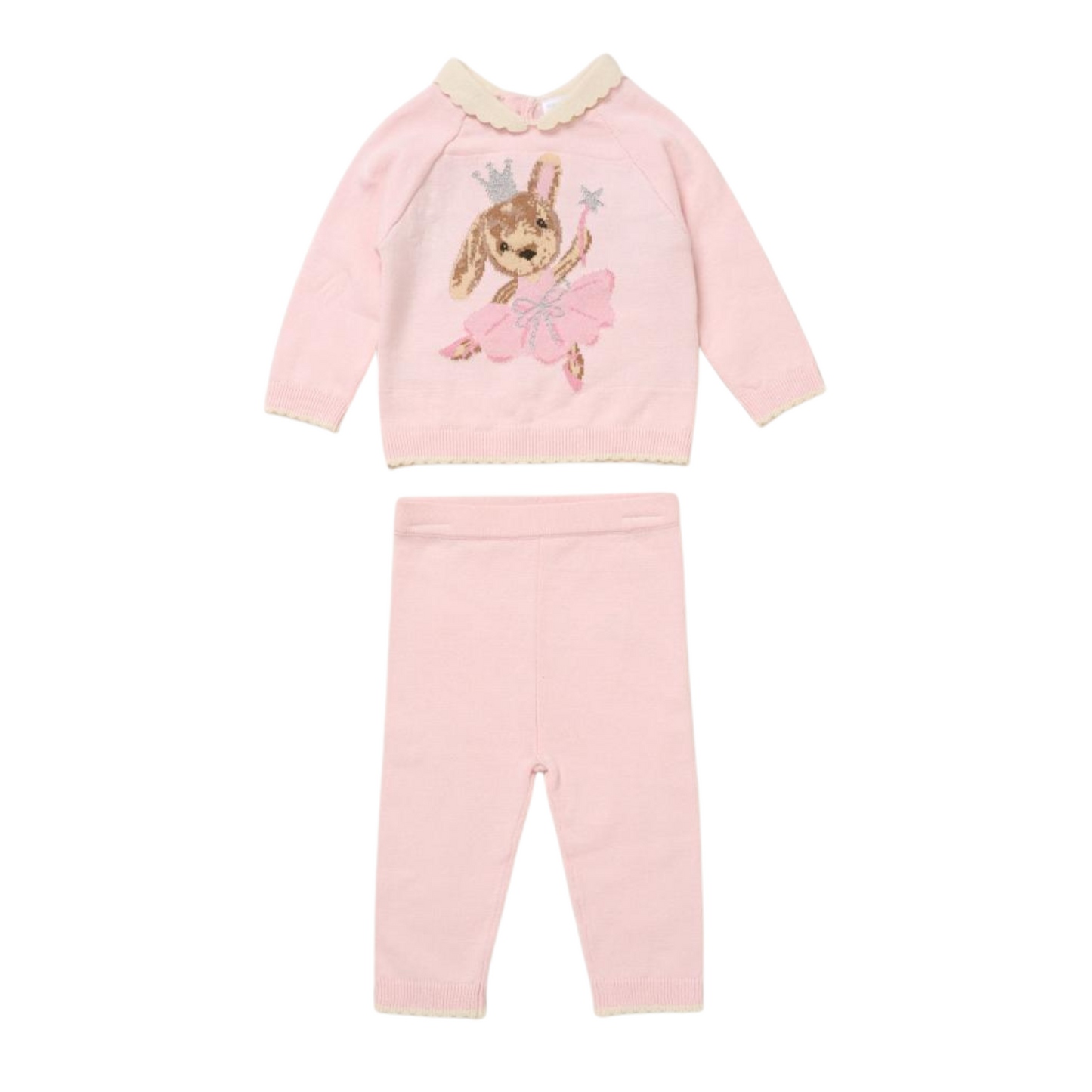 Dancing Bunny Knit Set