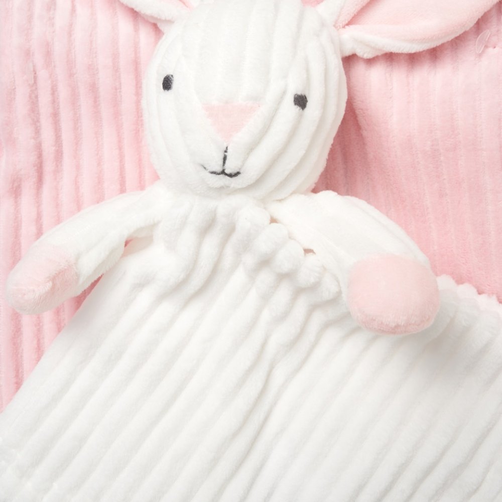 Ribbed Comforter & Blanket Set
