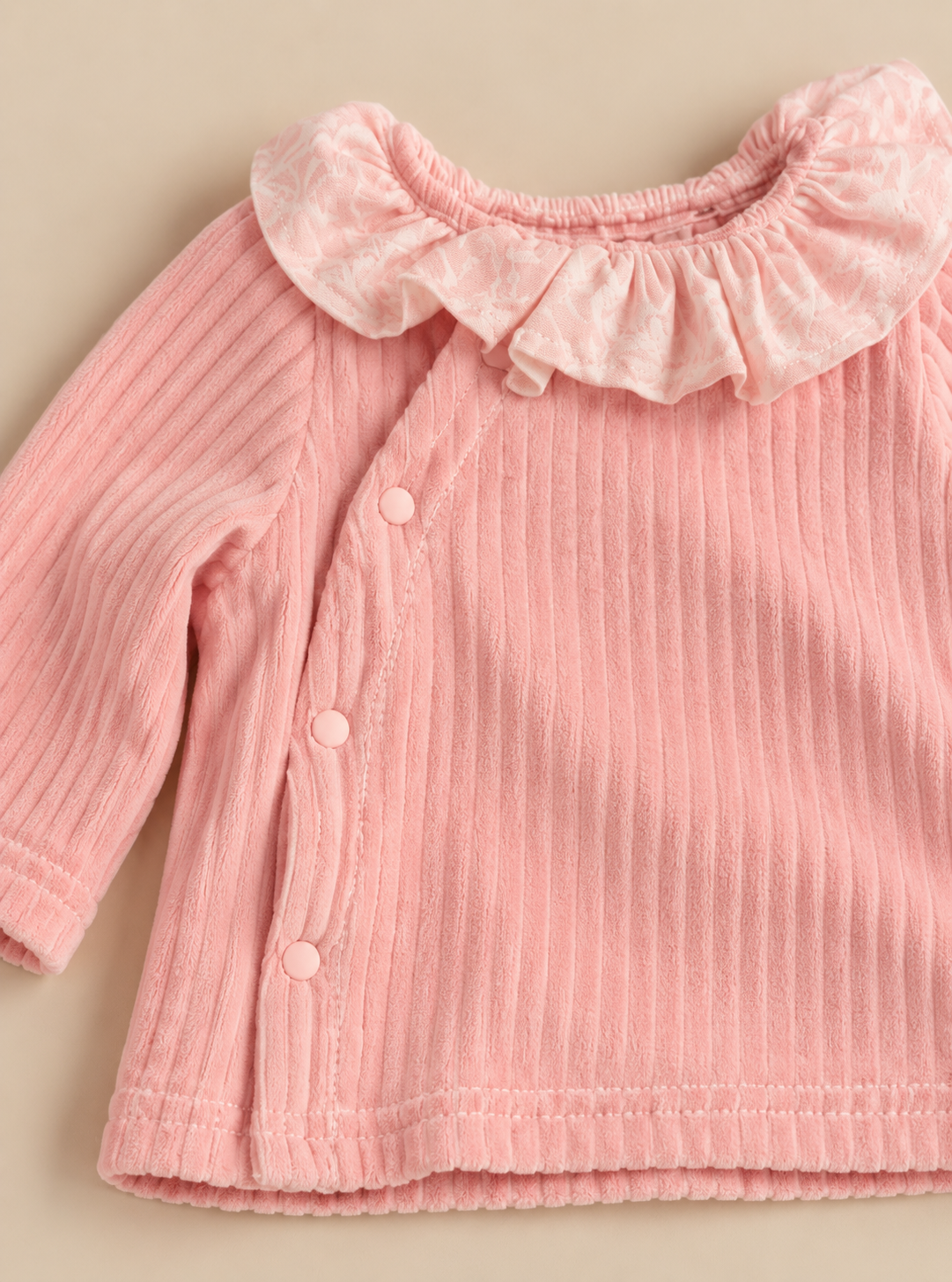 Blush Dream Ribbed Velour Outfit