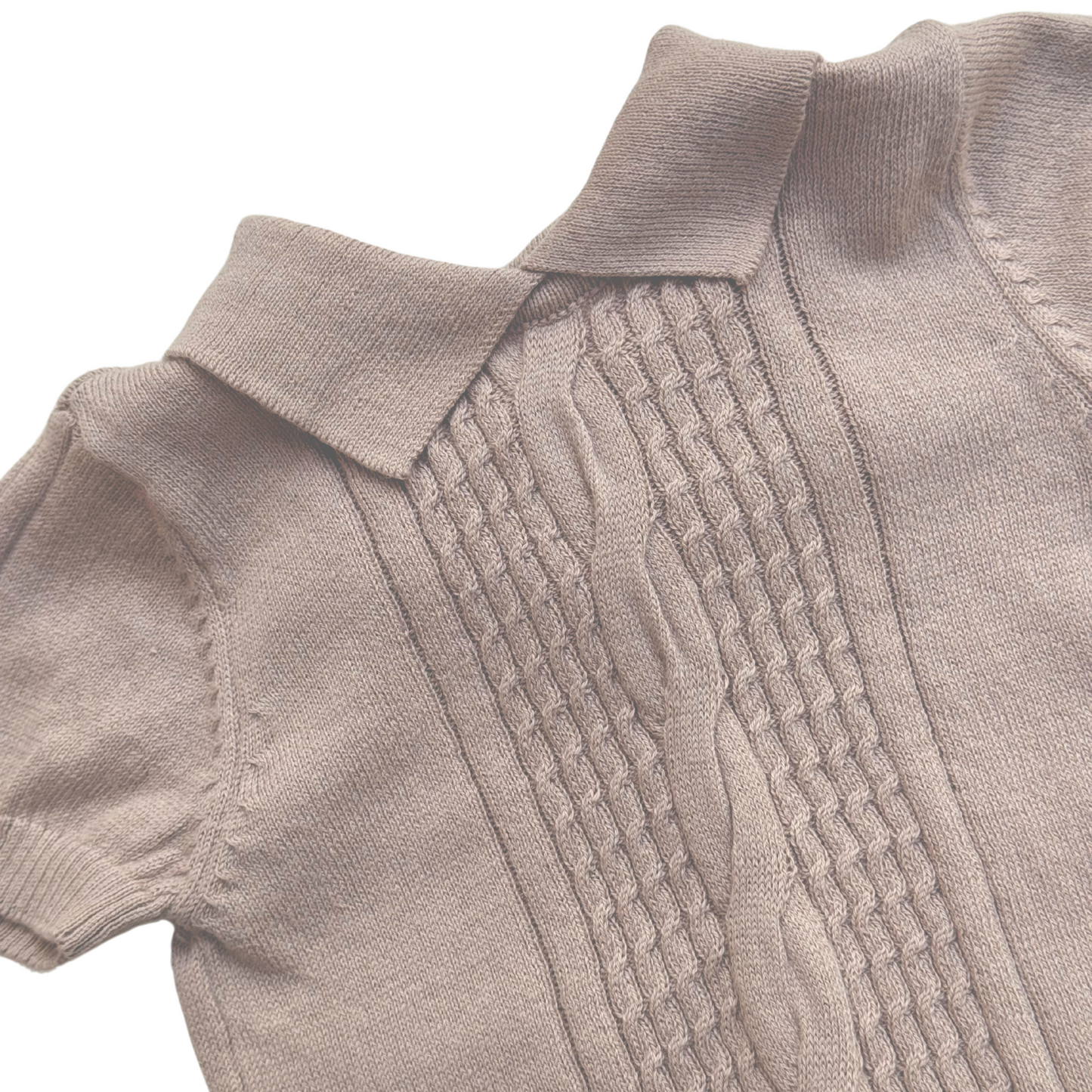 Brown Knit Summer Set