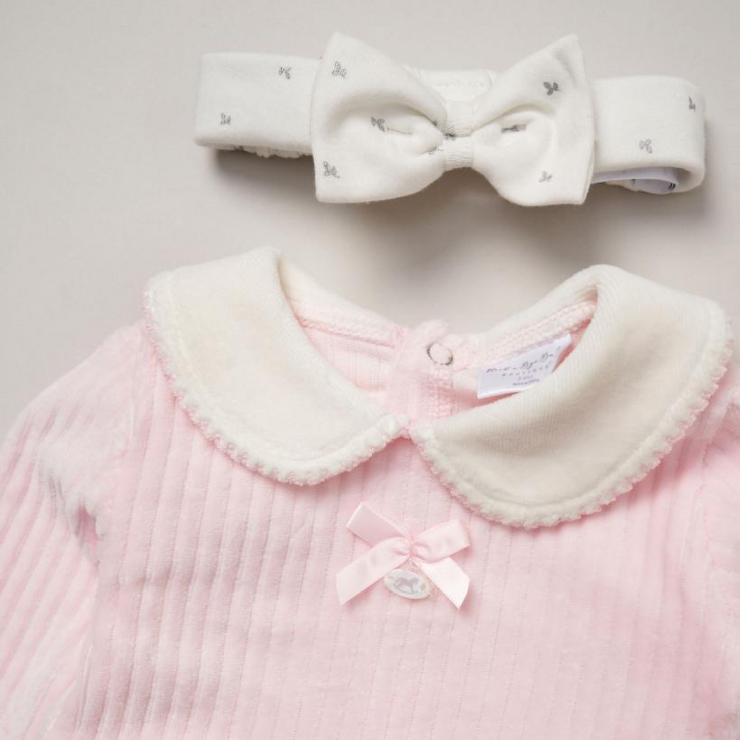 Pink Soft Ribbed 3PC Set