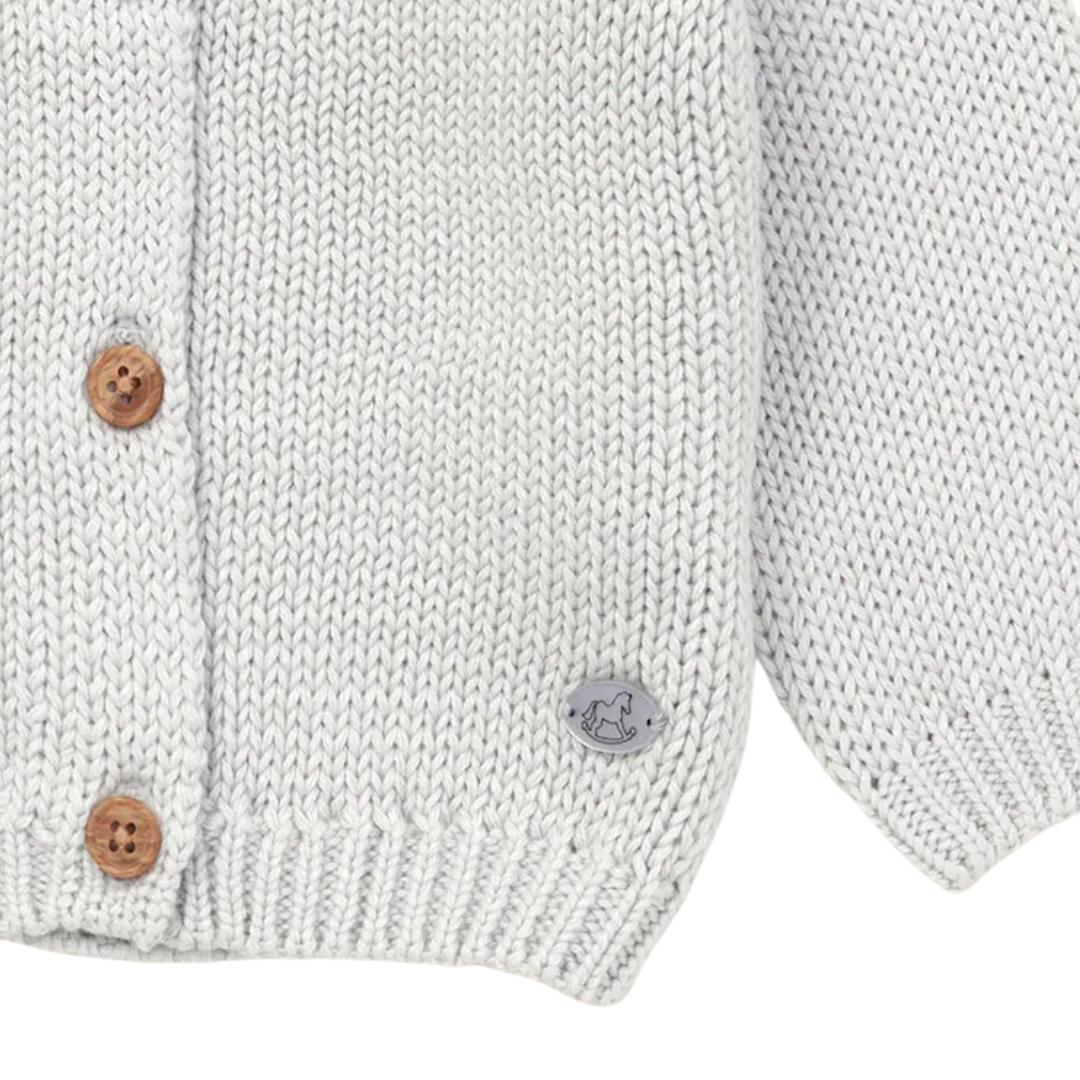 The Grey Knit Cardigan