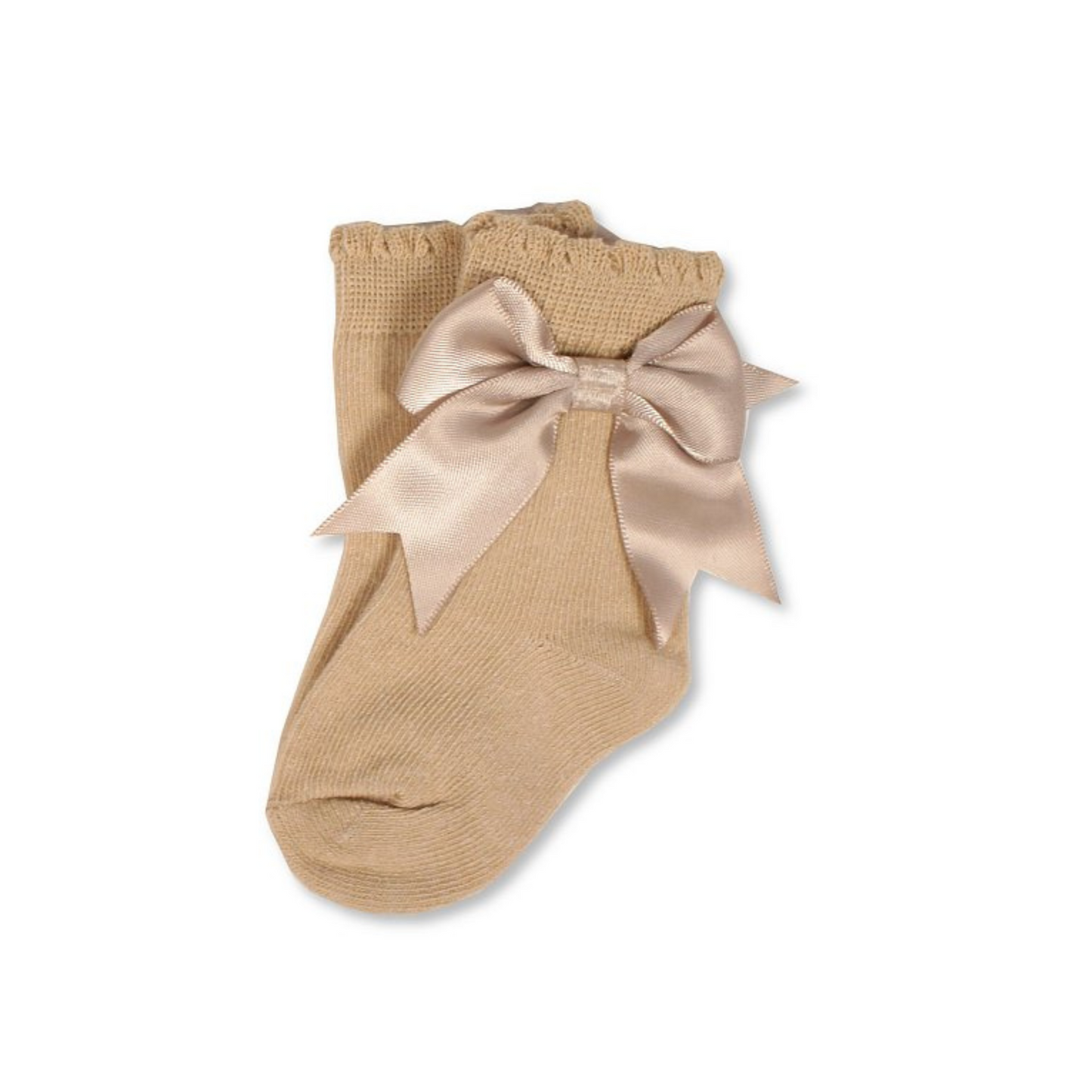 Satin Bow Ankle Socks