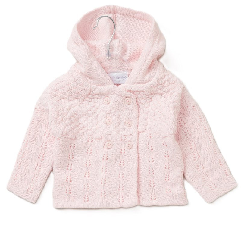Pink Double Knit Cardigan