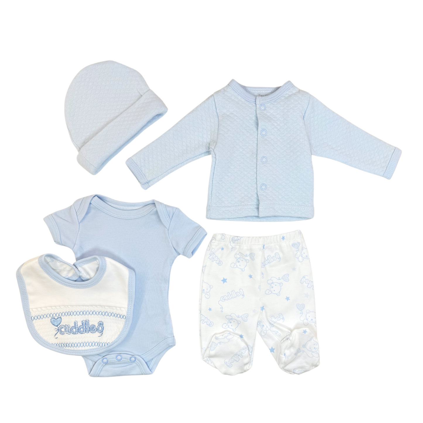 Prem Blue Cuddles 5PC Set