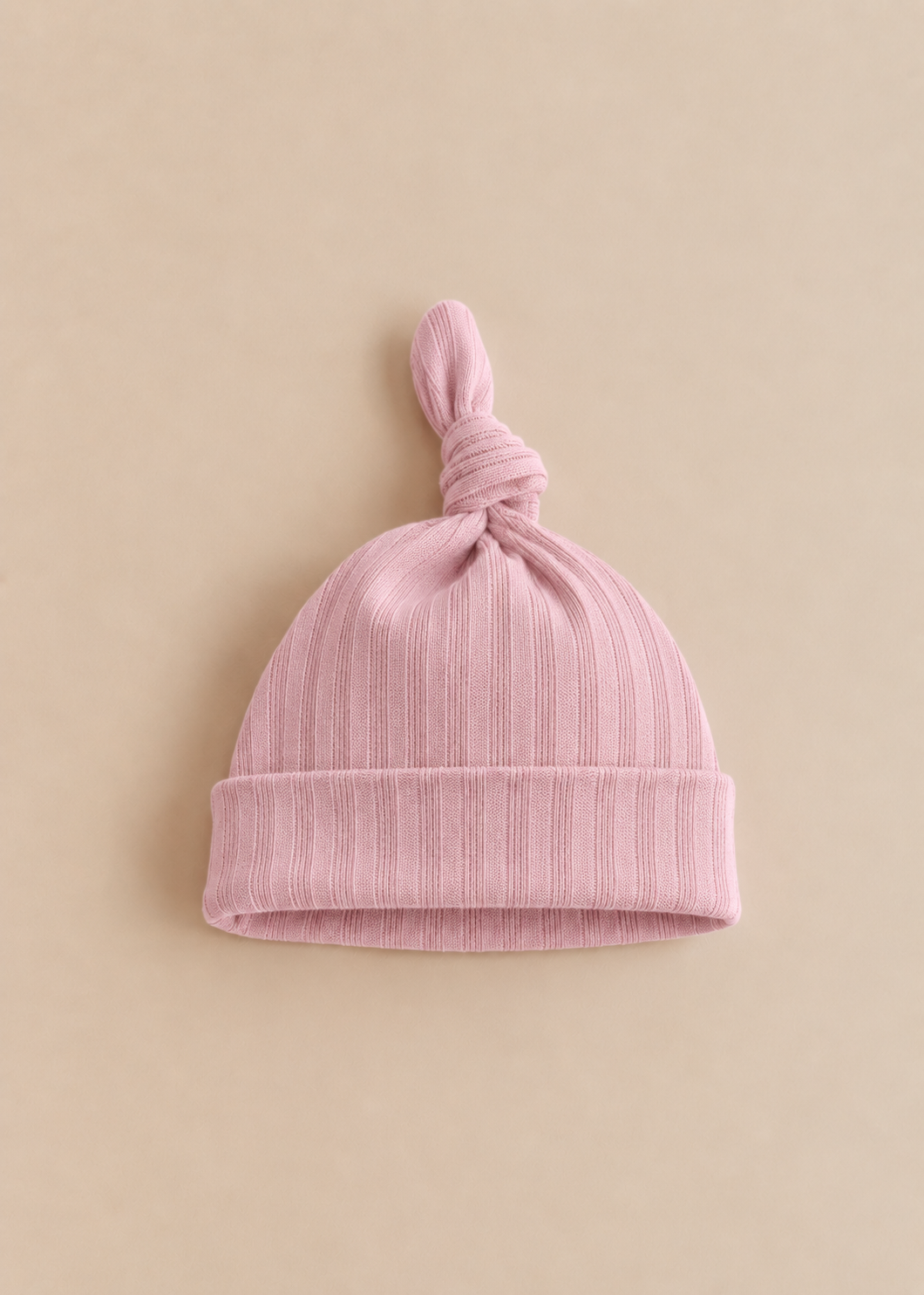 Classic Ribbed Knot Hat