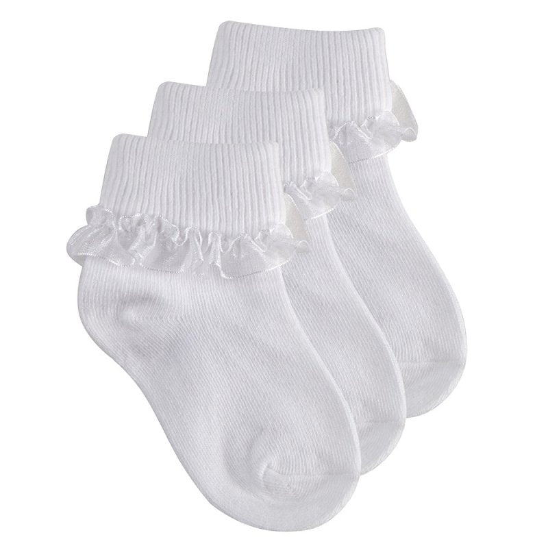 Frilly Lace Socks 3 Pack