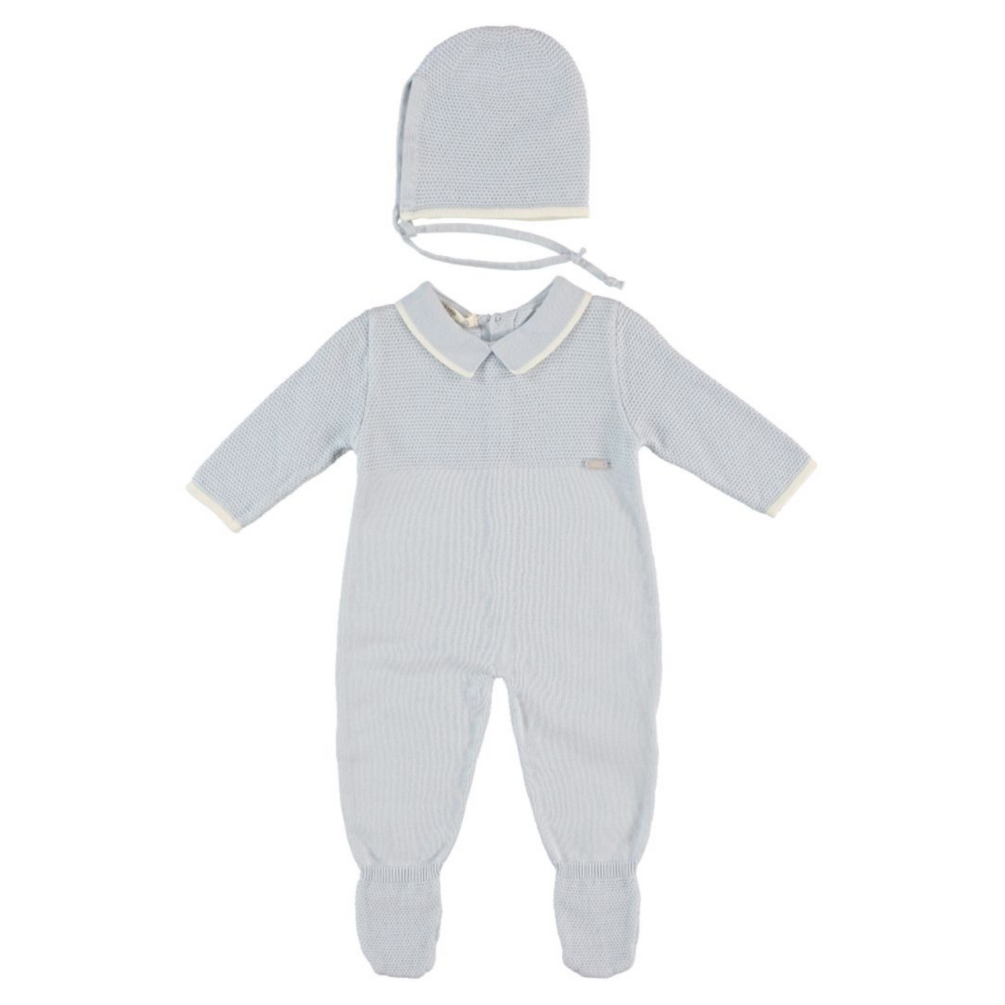Knit Organic Bonnet & All in One Set
