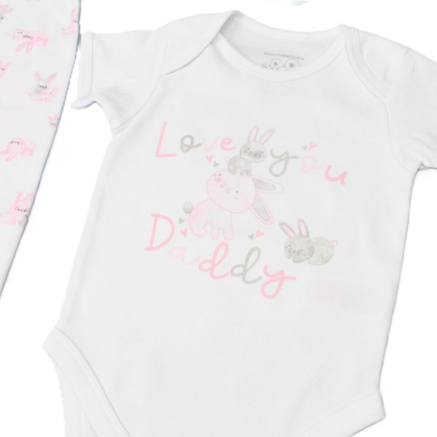 Daddy Bunny Pink 5PC Set