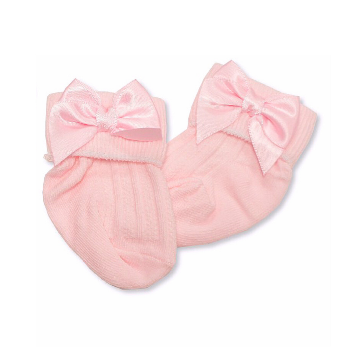 Satin Bow Socks