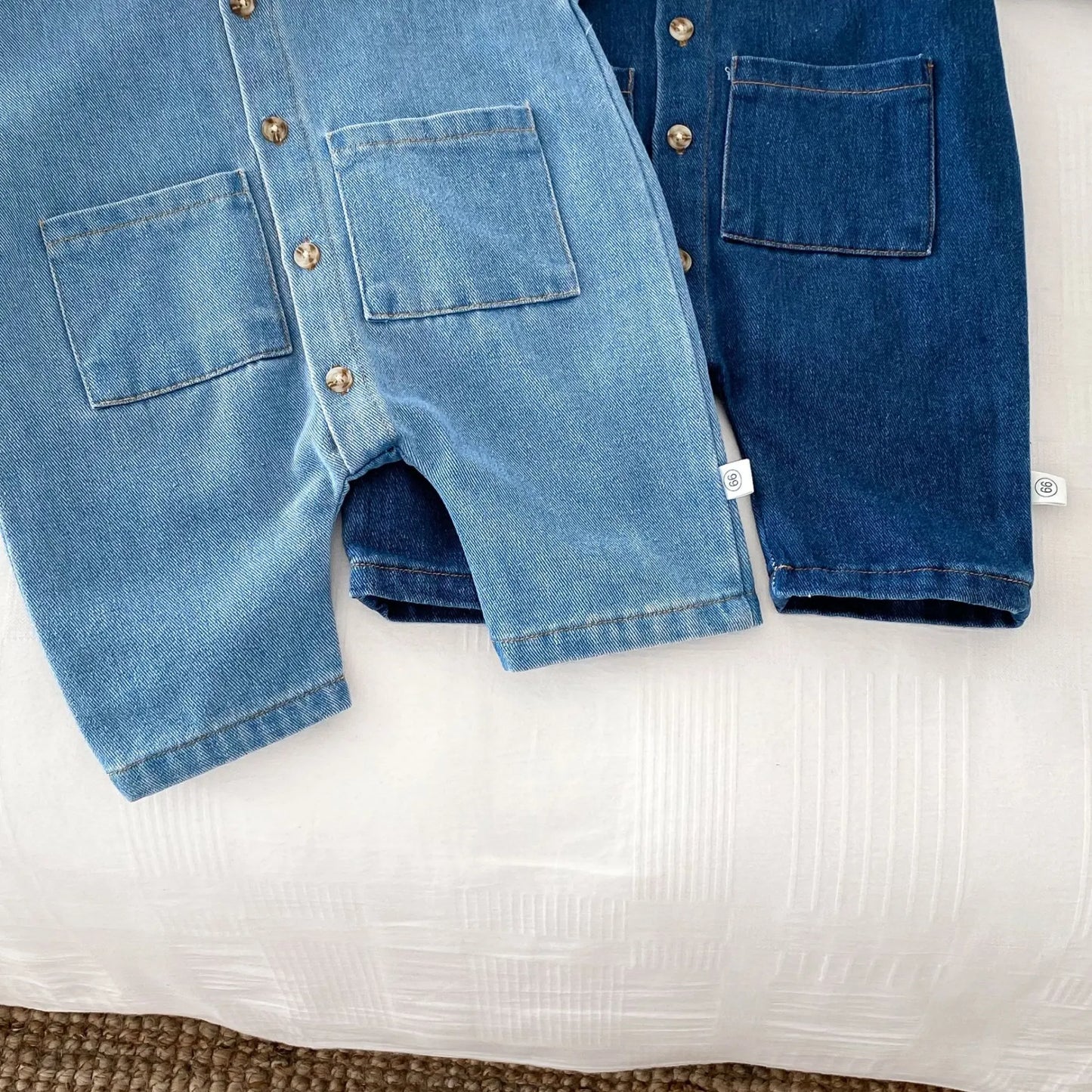 Bear Denim Romper