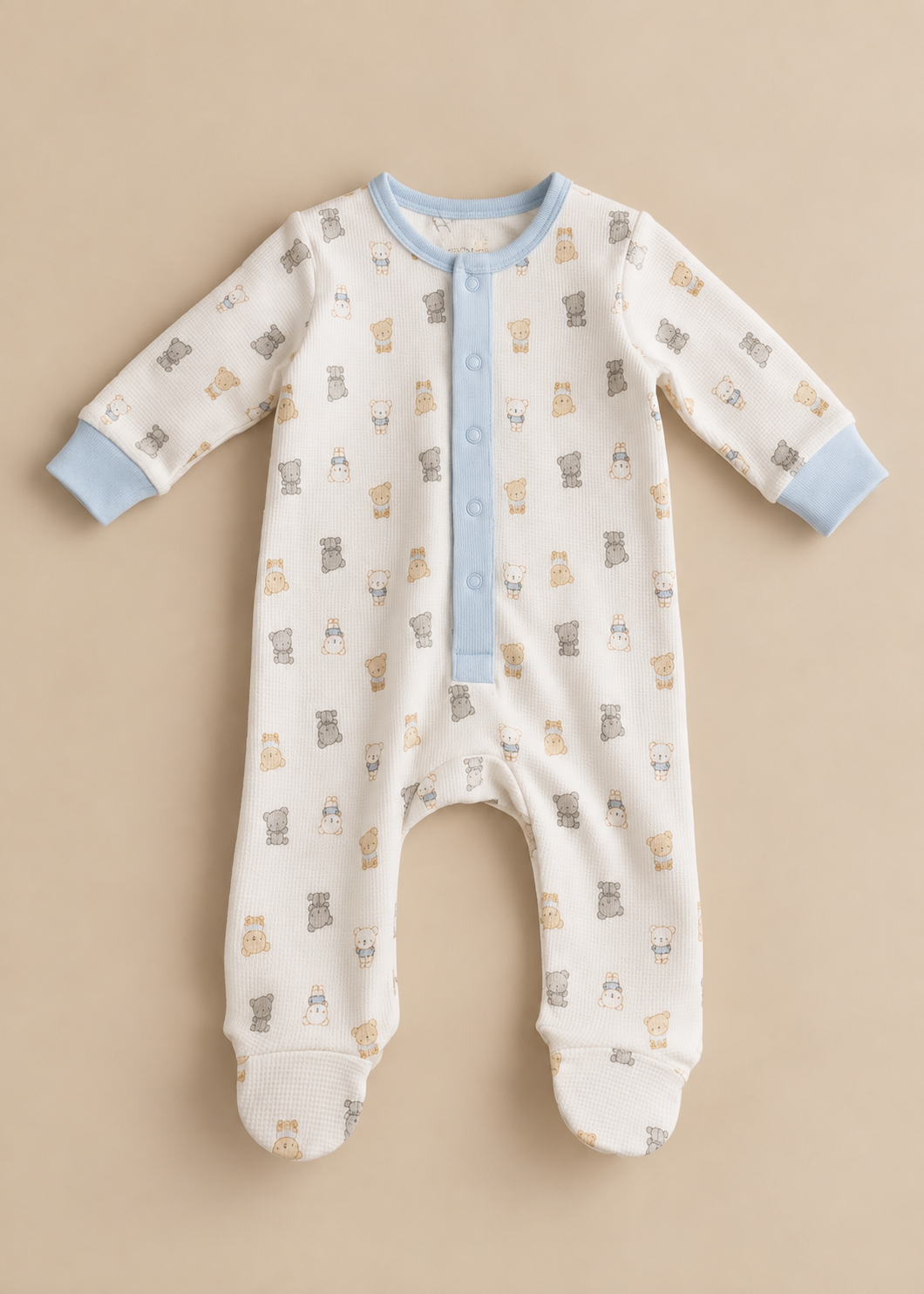 Waffle Teddy Bear All in One 3PC Set
