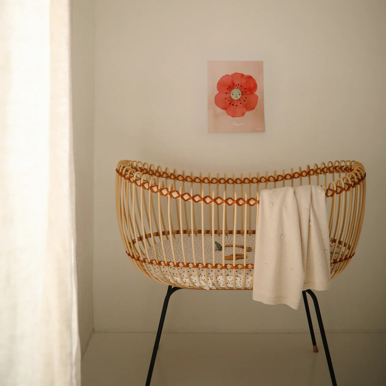Knitted Dots Texture Baby Blanket