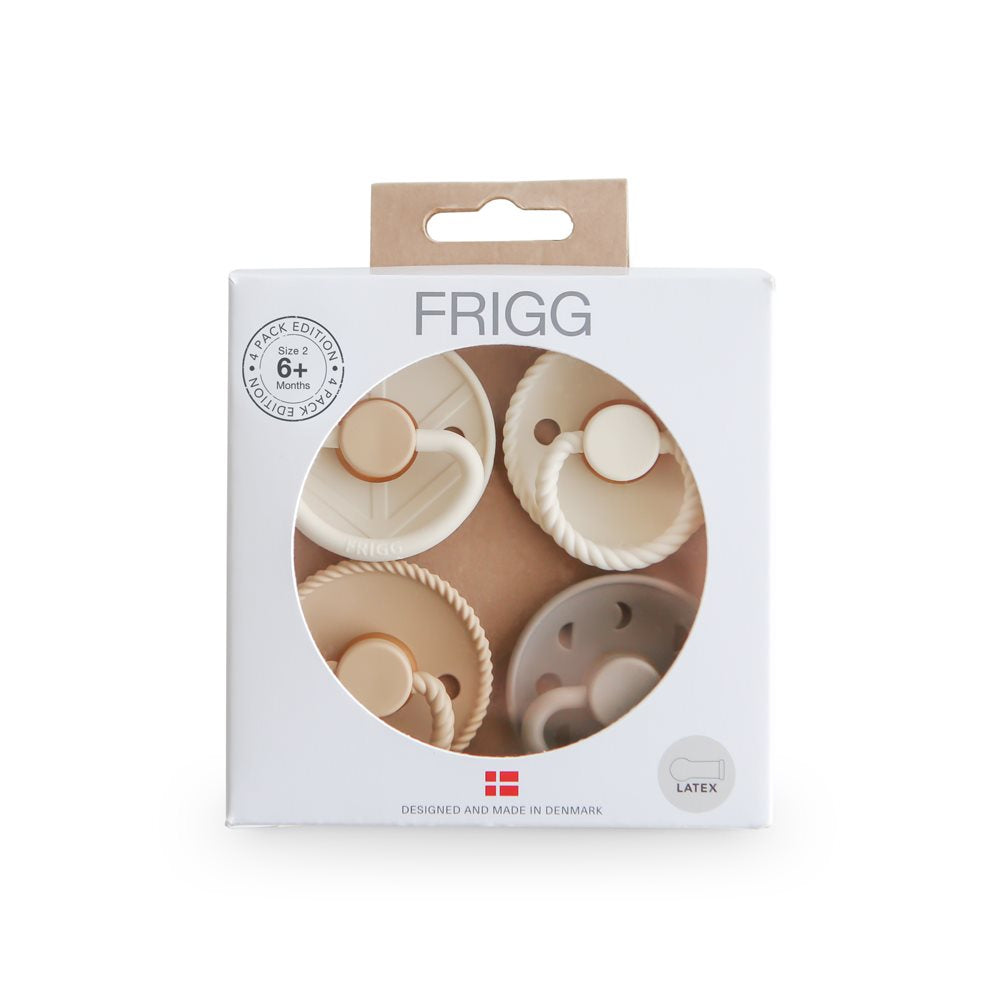 FRIGG Latex Pacifier 4-Pack