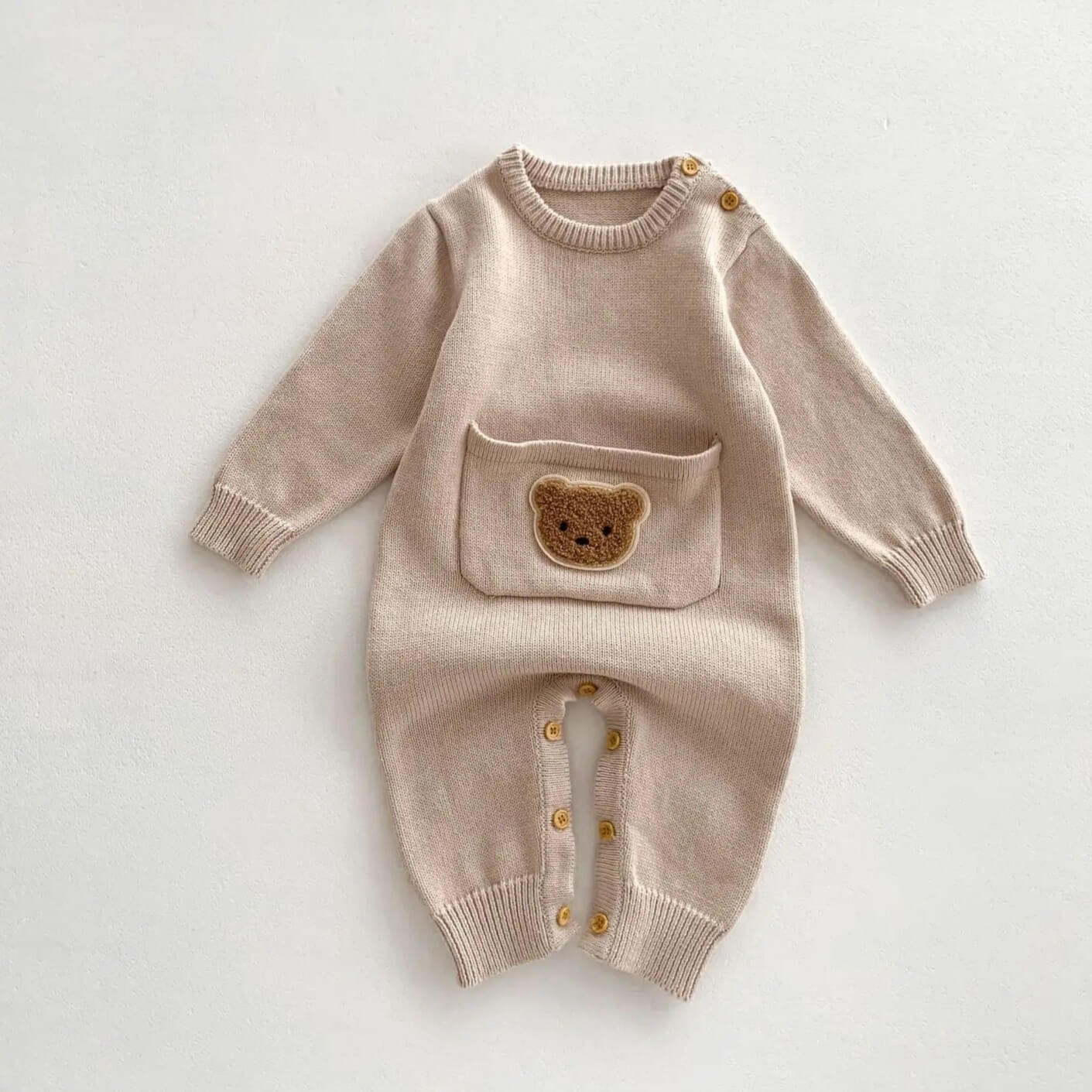 Waffle Bear Playsuit