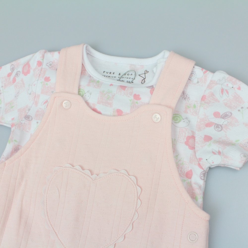 Spring Love Dungaree Set