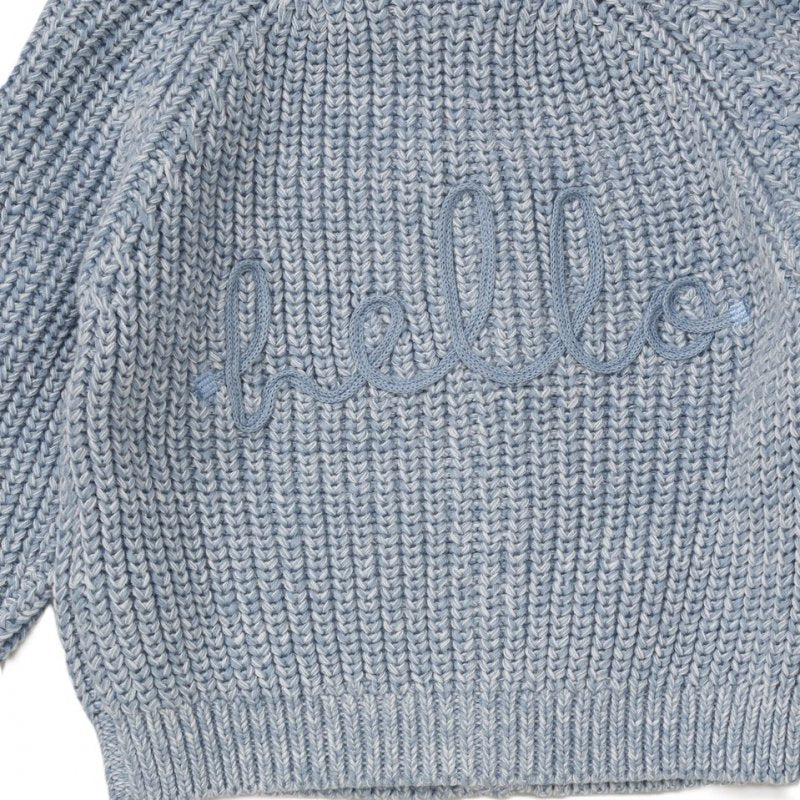 The Hello Blue Cardigan