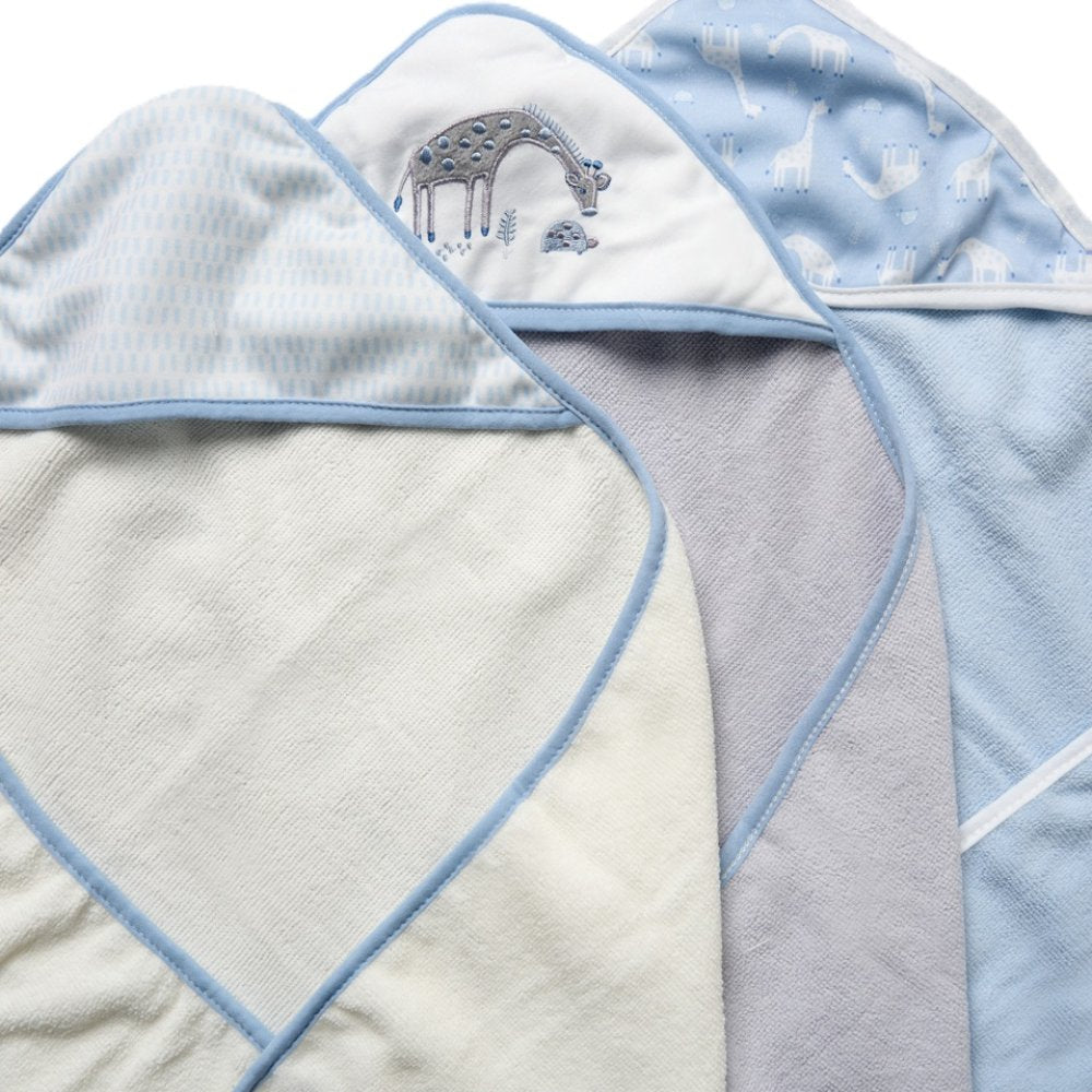 Giraffe Hooded Towels & Washcloths Set