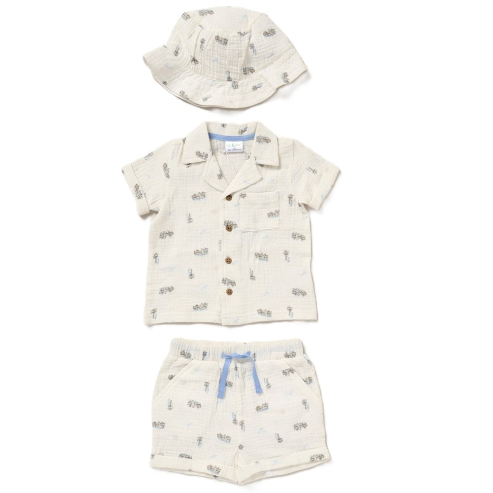 Waves & Wheels Muslin Set
