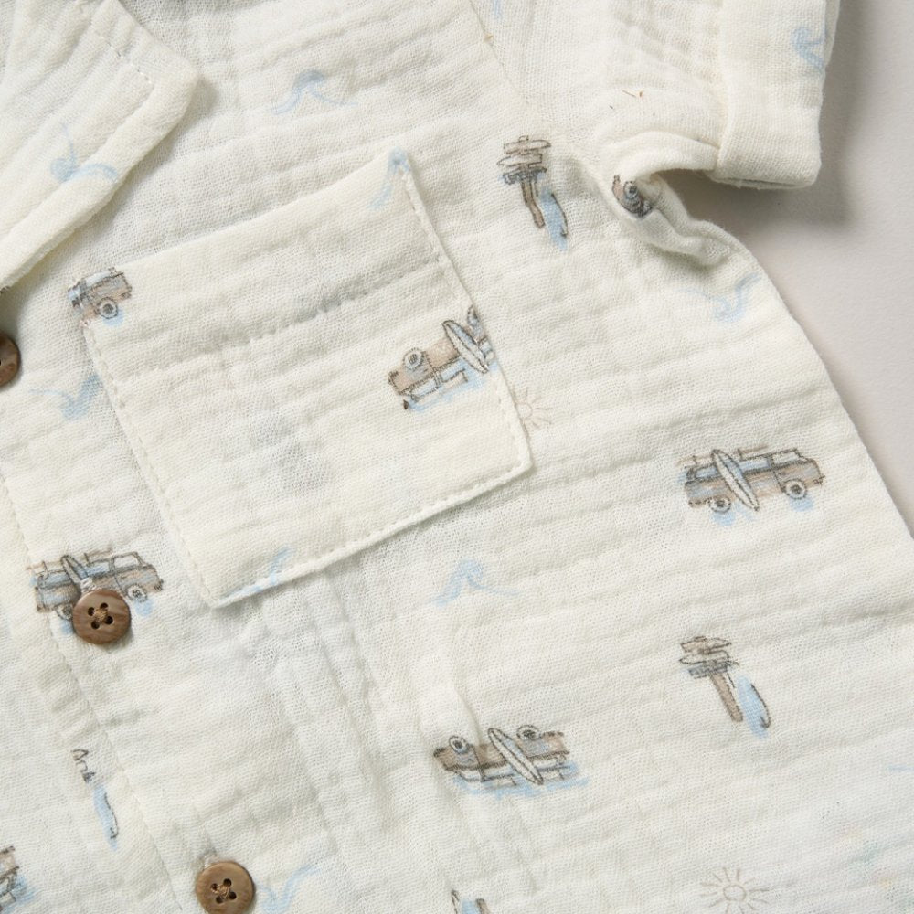 Waves & Wheels Muslin Set