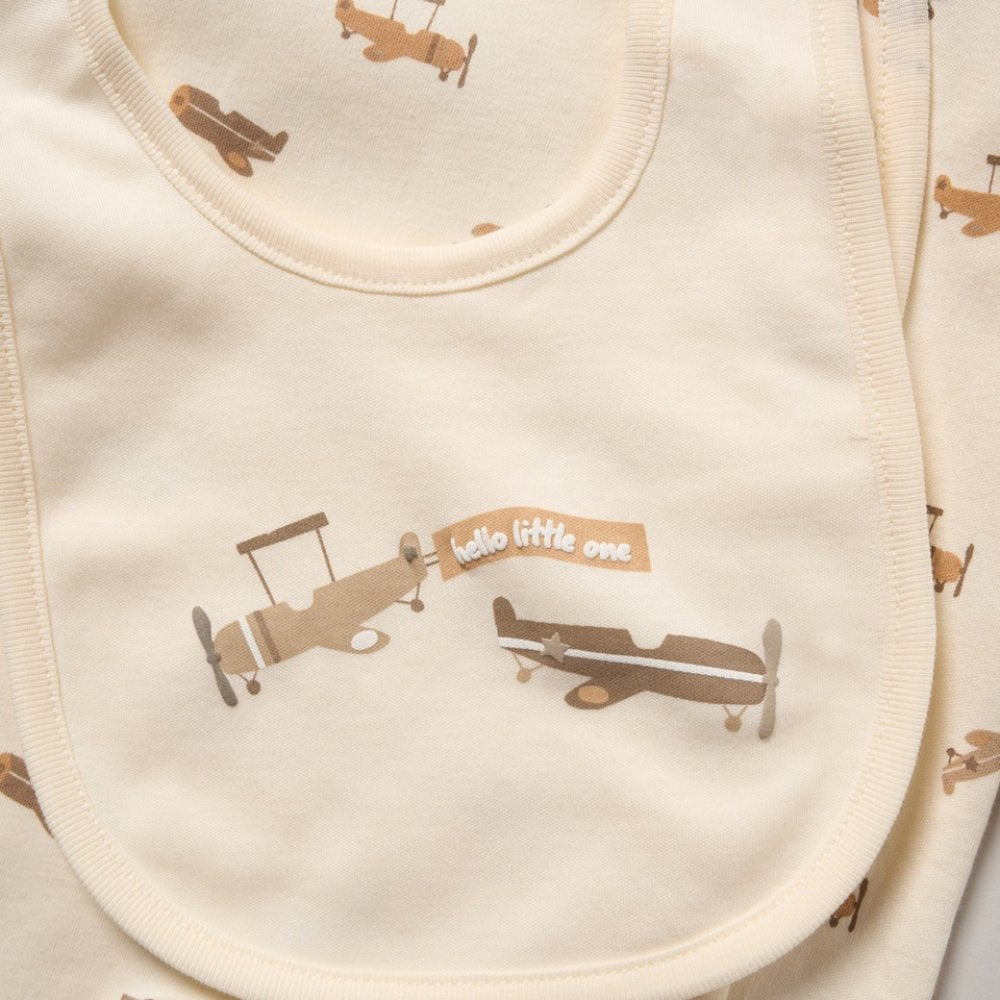 Organic Vintage Plane 3PC Set