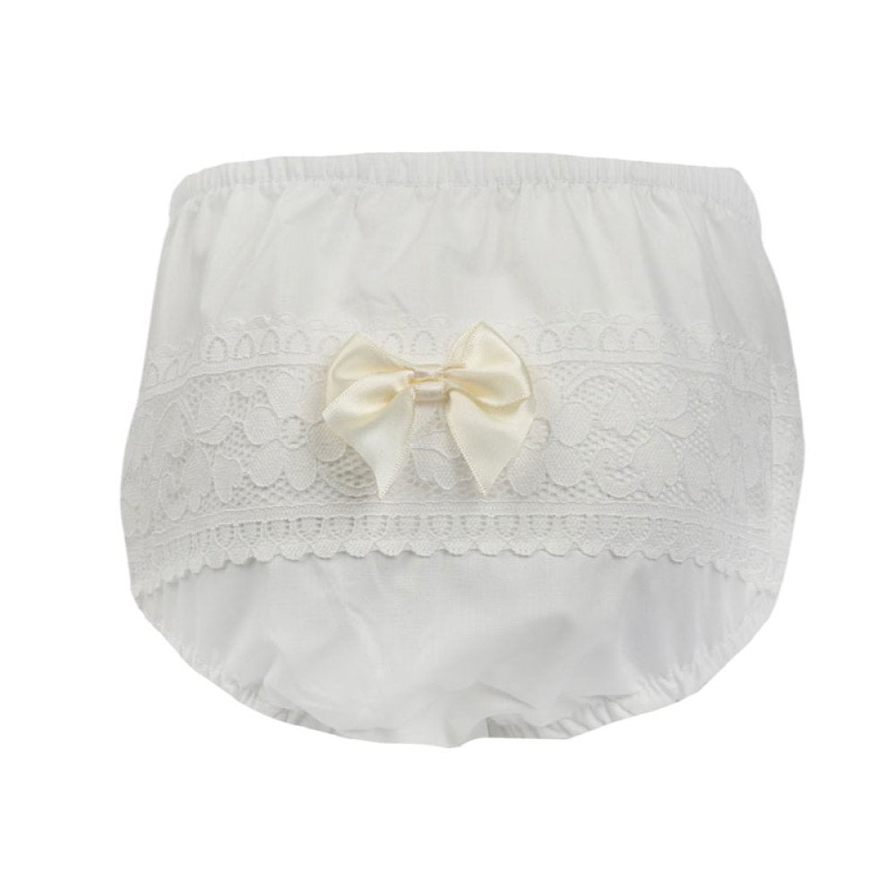 Bow & Lace Frilly Pants