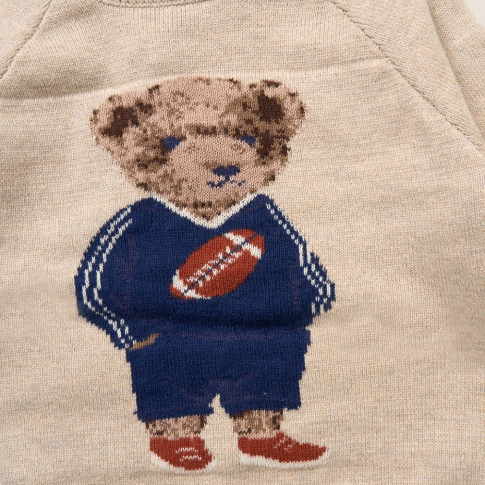 Rugby Bear Knit Set