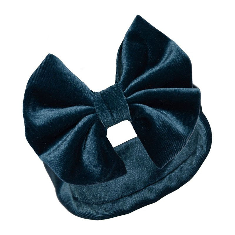 Velour Bow Headband