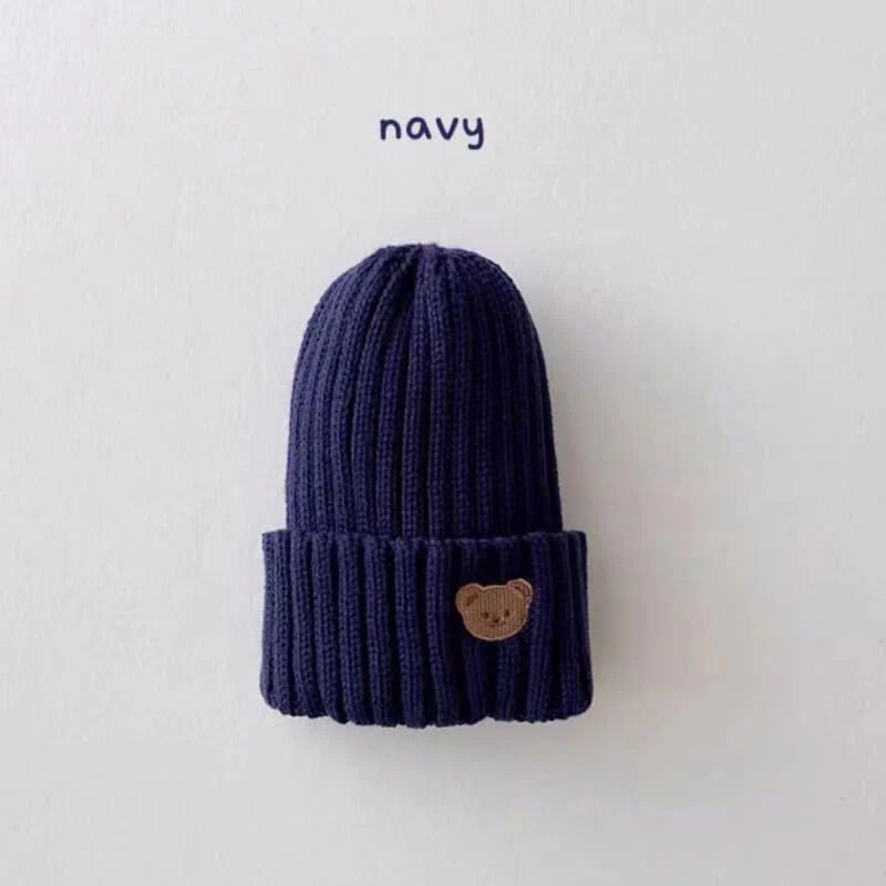 Knitted Bear Beanie Hats