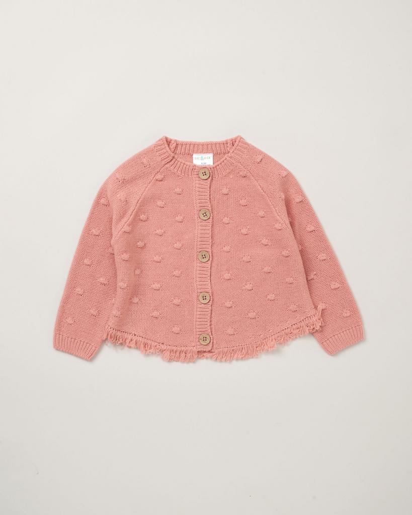 Fringe Knit Cardigan & Trousers