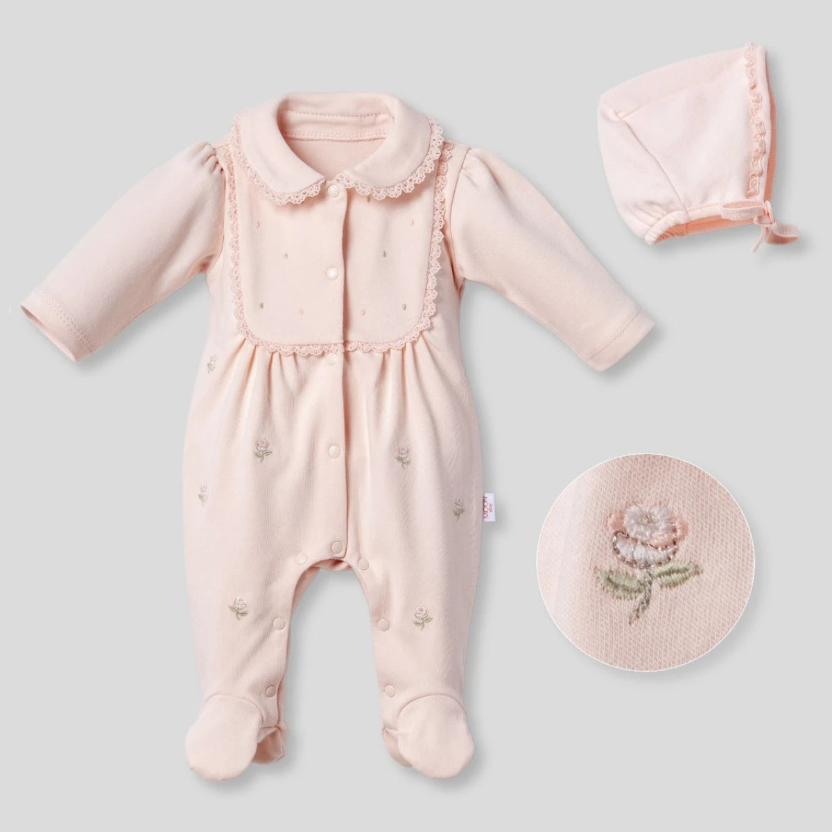 Rosette Bonnet Set