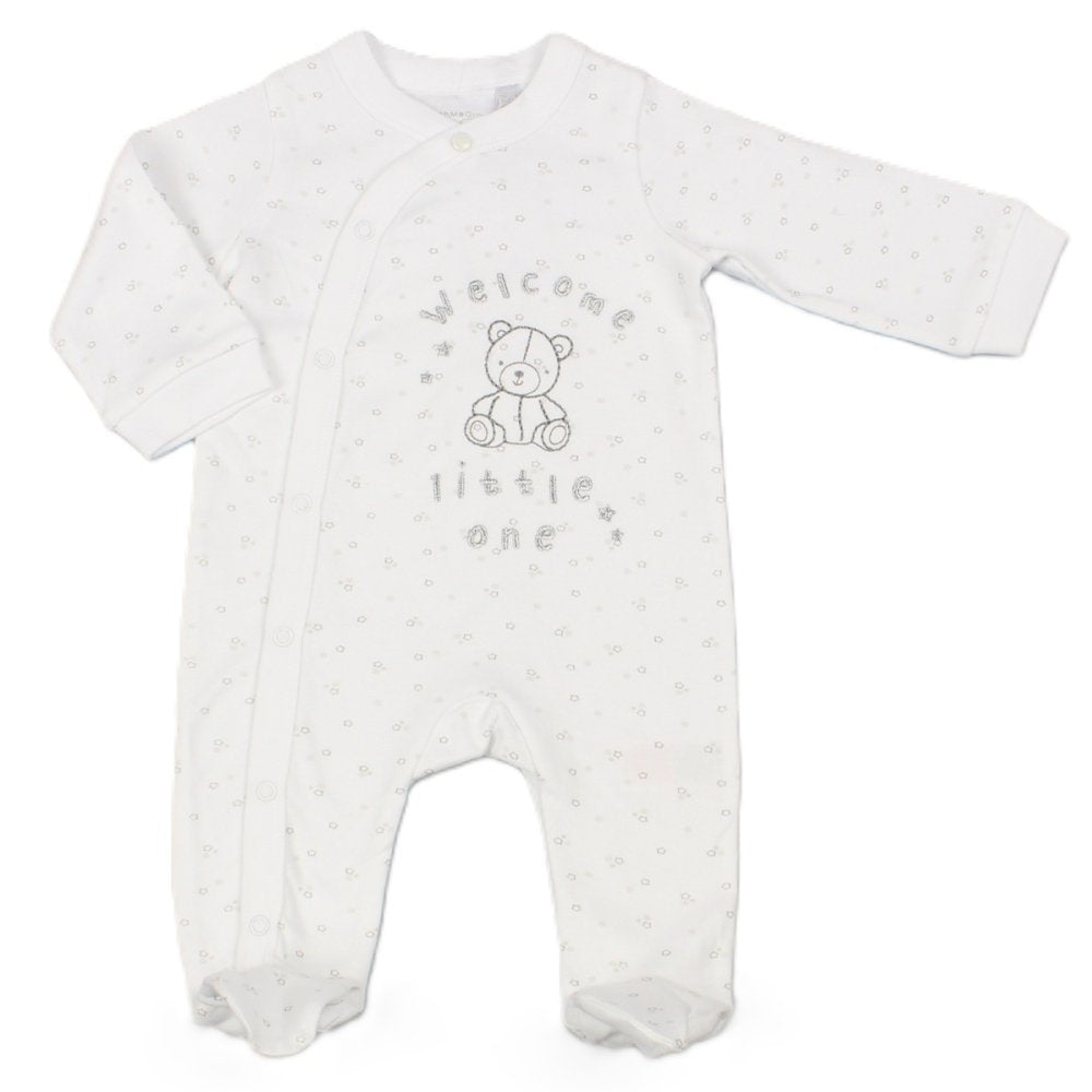 Welcome Little One Teddy Sleep-suit