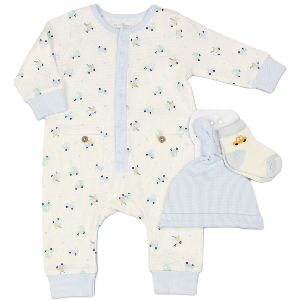 On The Road Waffle Sleep-suit Set
