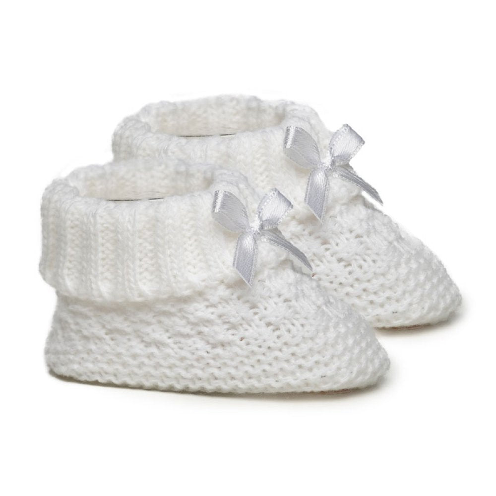 Check Bow Booties
