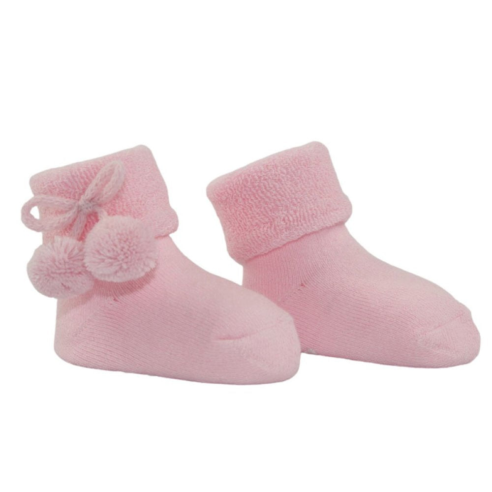 Pom Pom Anti-Slip Terry Socks